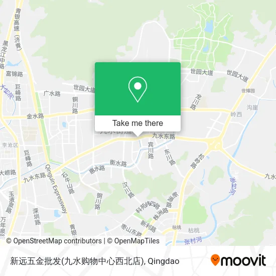 新远五金批发(九水购物中心西北店) map