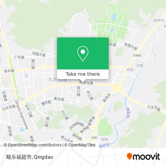 顺乐福超市 map