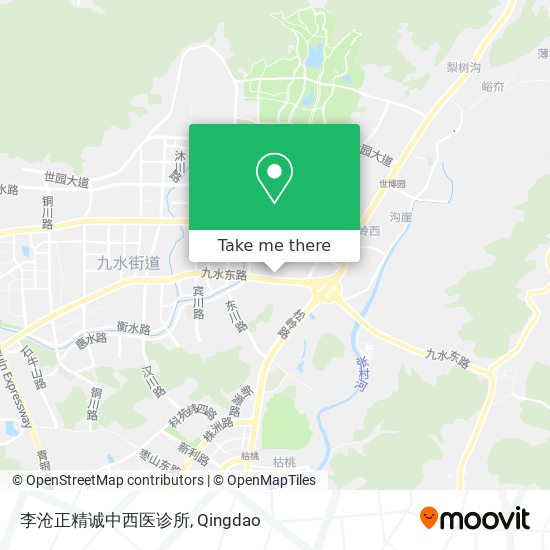 李沧正精诚中西医诊所 map