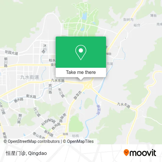 恒星门诊 map