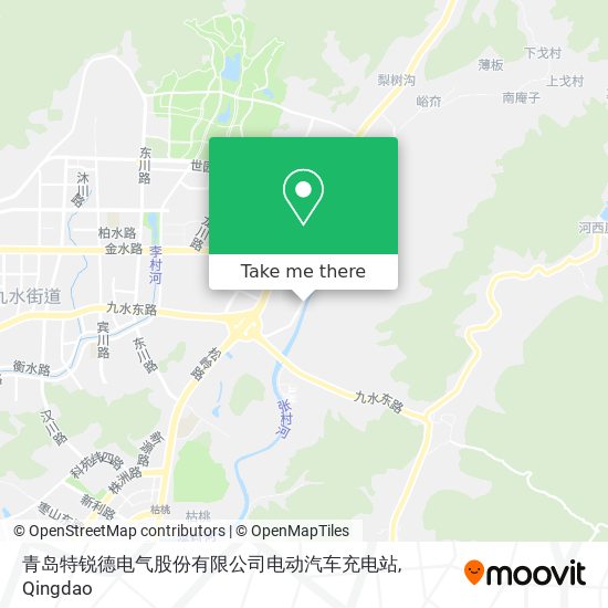 青岛特锐德电气股份有限公司电动汽车充电站 map