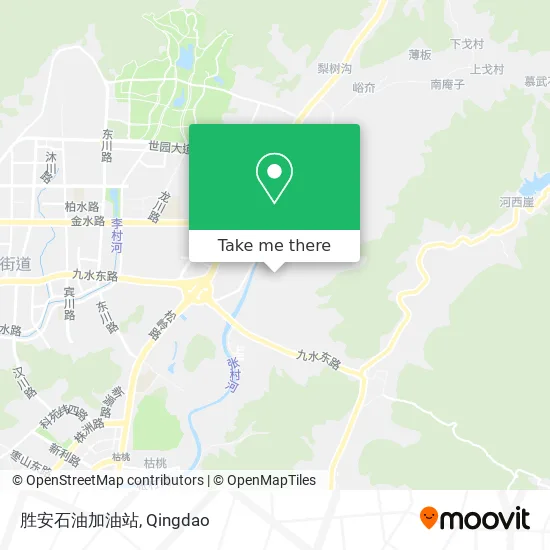 胜安石油加油站 map