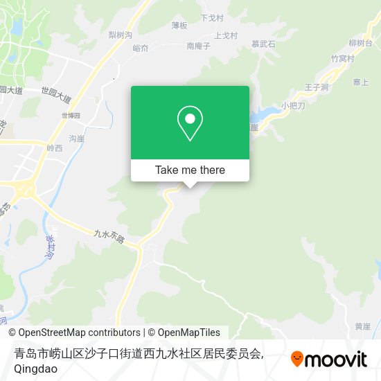 青岛市崂山区沙子口街道西九水社区居民委员会 map