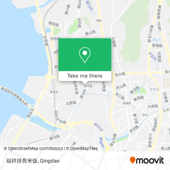 福祥排骨米饭 map