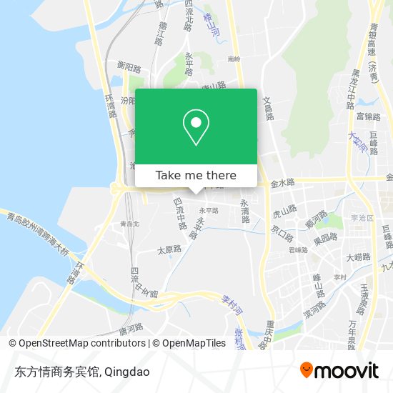 东方情商务宾馆 map
