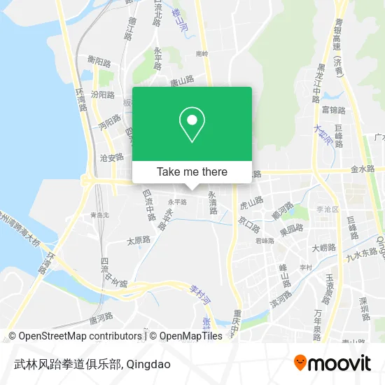 武林风跆拳道俱乐部 map
