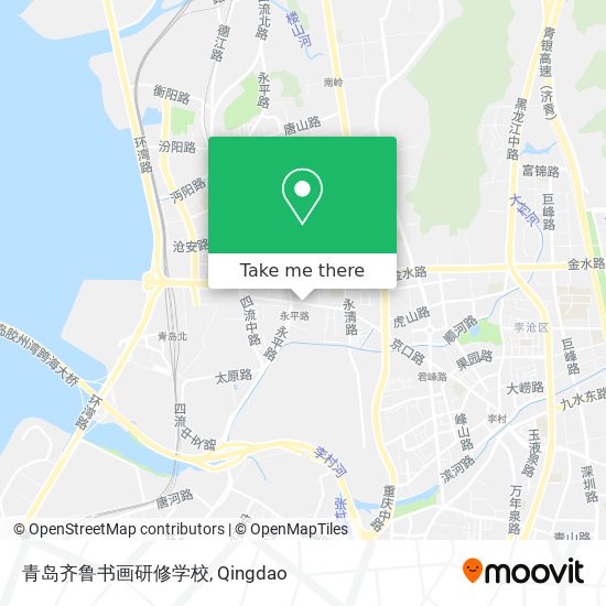 青岛齐鲁书画研修学校 map