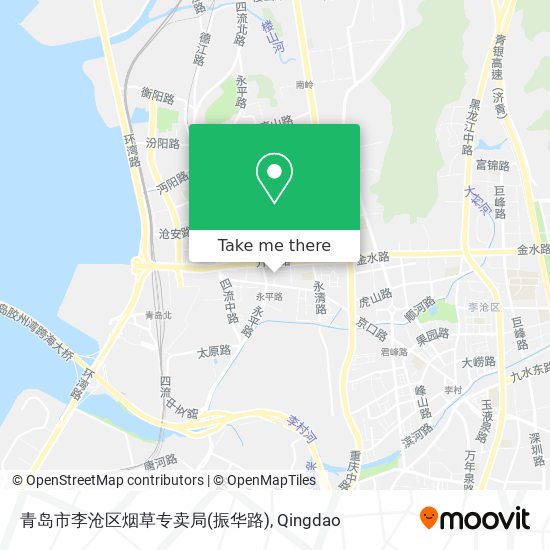 青岛市李沧区烟草专卖局(振华路) map