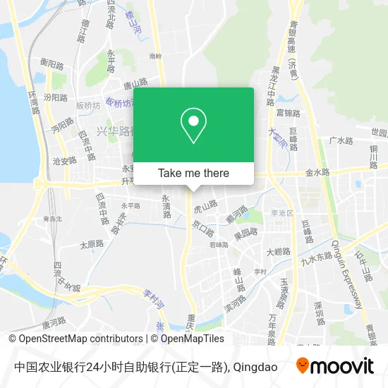 中国农业银行24小时自助银行(正定一路) map