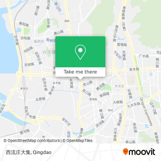 西流庄大集 map