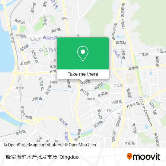 晓翁海鲜水产批发市场 map