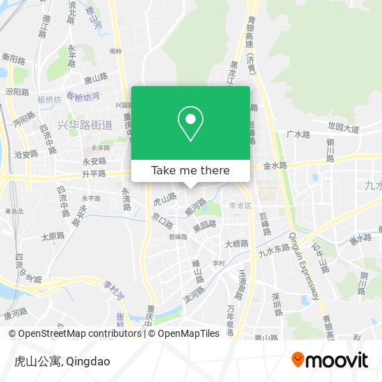 虎山公寓 map