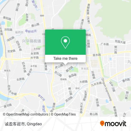 诚盈客超市 map