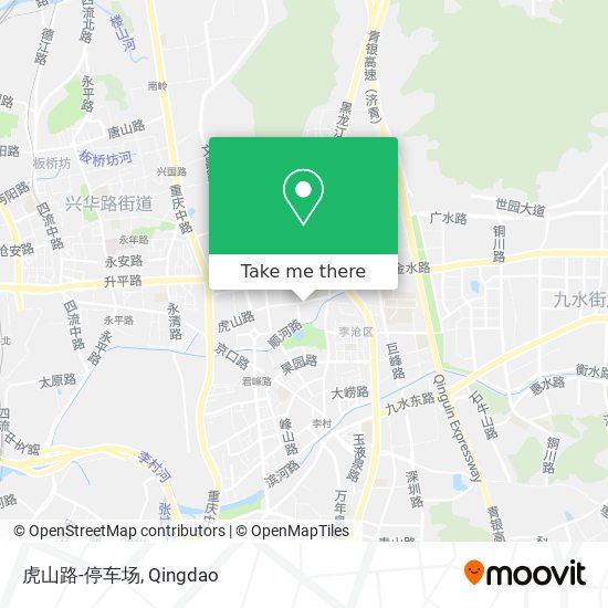 虎山路-停车场 map