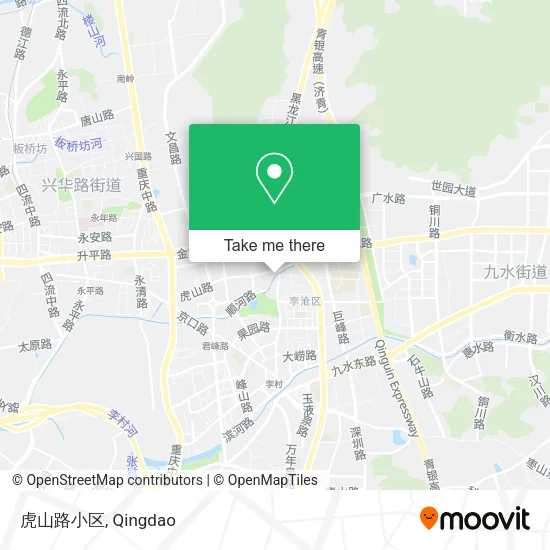 虎山路小区 map