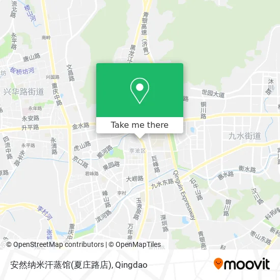 安然纳米汗蒸馆(夏庄路店) map