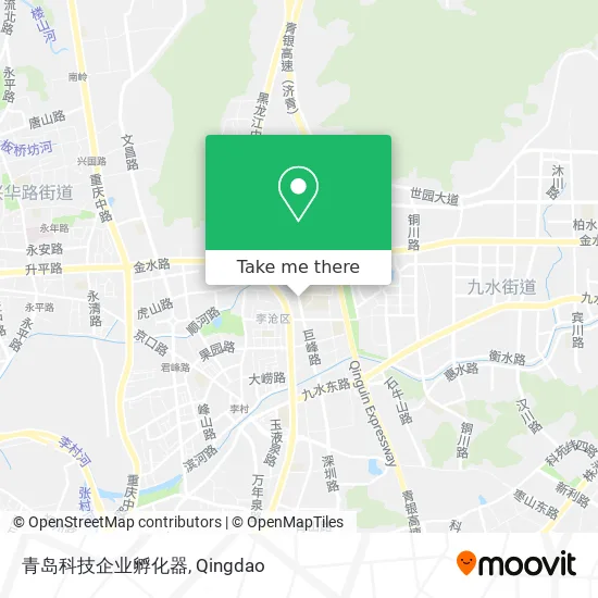 青岛科技企业孵化器 map