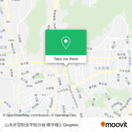 山东外贸职业学院分校-教学楼2 map