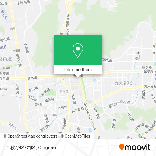 金秋小区-西区 map