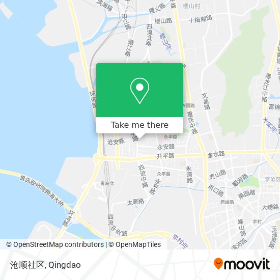 沧顺社区 map