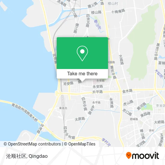 沧顺社区 map