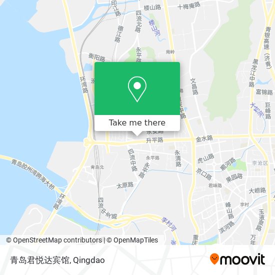 青岛君悦达宾馆 map