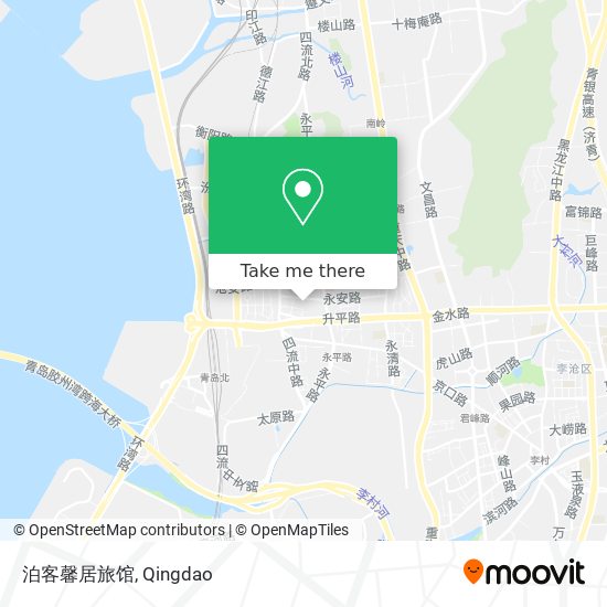 泊客馨居旅馆 map