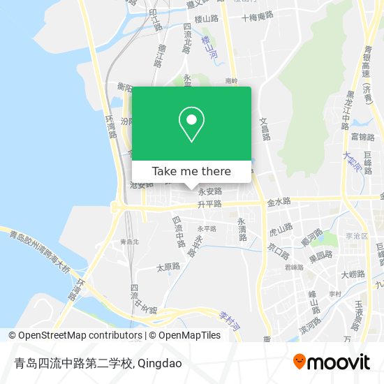 青岛四流中路第二学校 map