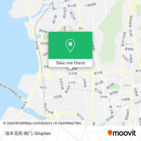 瑞丰花苑-南门 map