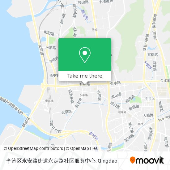 李沧区永安路街道永定路社区服务中心 map