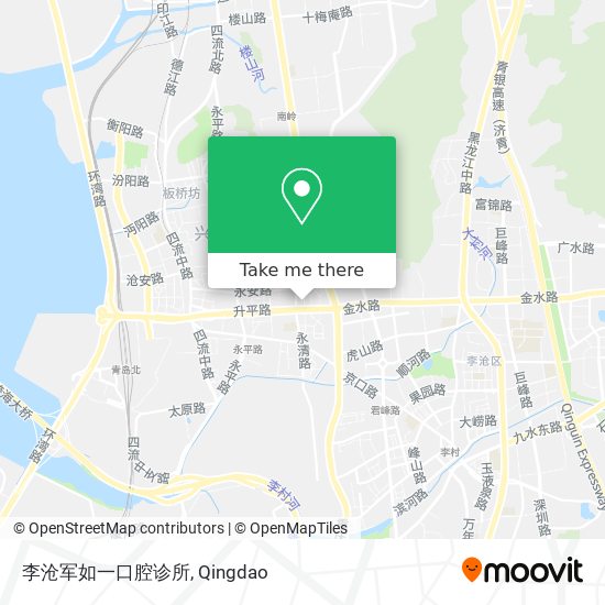 李沧军如一口腔诊所 map