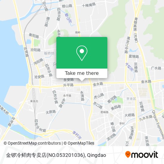 金锣冷鲜肉专卖店(NO.053201036) map