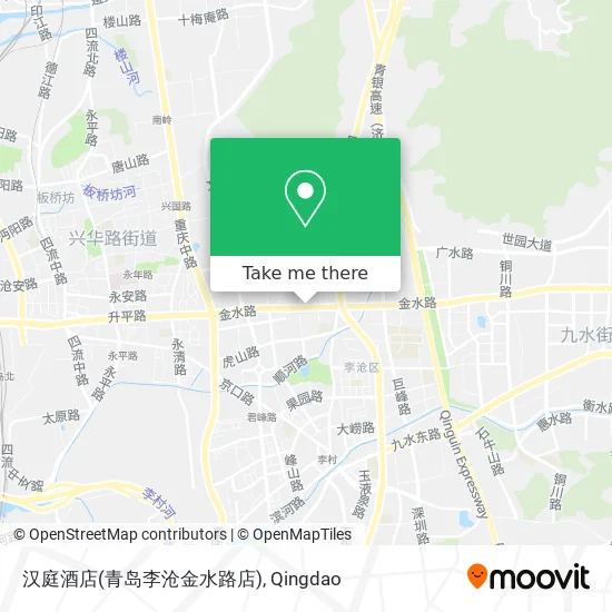 汉庭酒店(青岛李沧金水路店) map