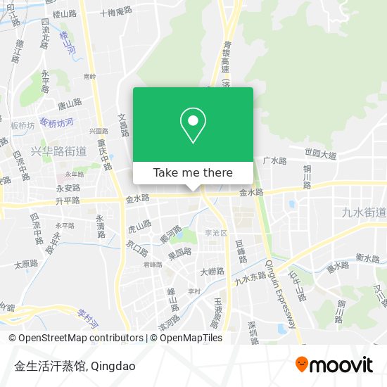 金生活汗蒸馆 map