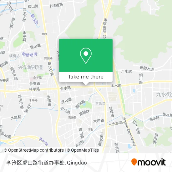 李沧区虎山路街道办事处 map