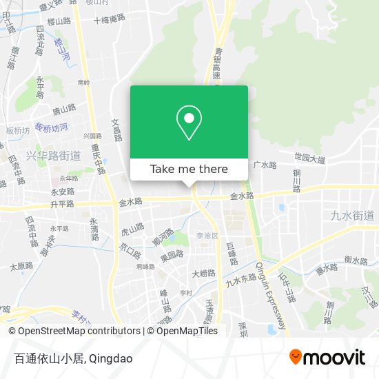 百通依山小居 map
