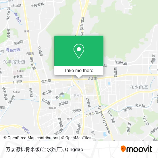 万众源排骨米饭(金水路店) map