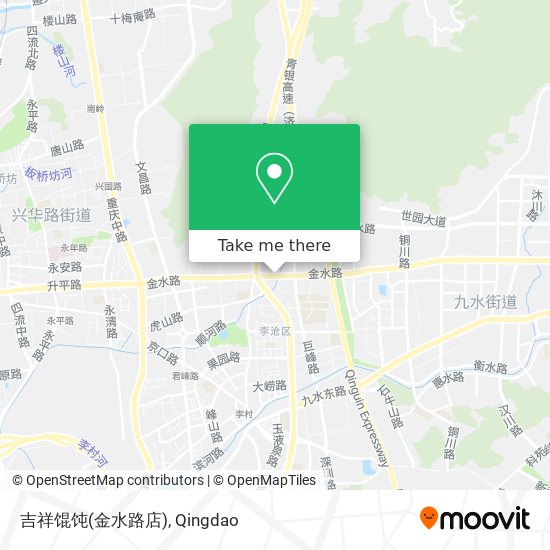 吉祥馄饨(金水路店) map