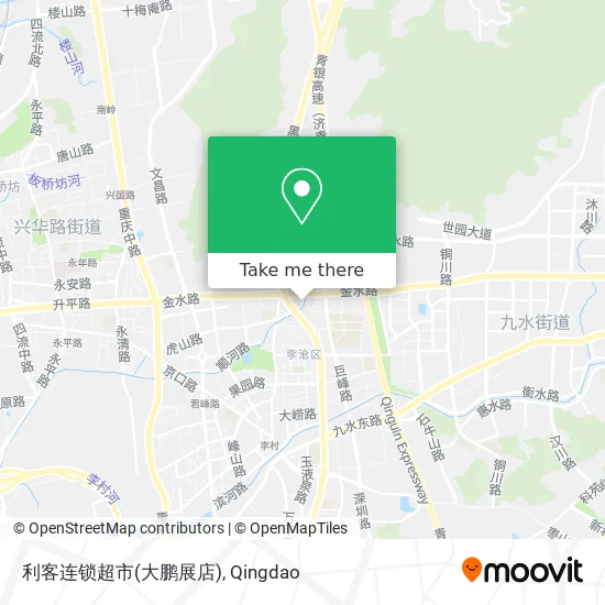 利客连锁超市(大鹏展店) map
