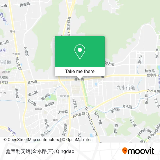 鑫宝利宾馆(金水路店) map