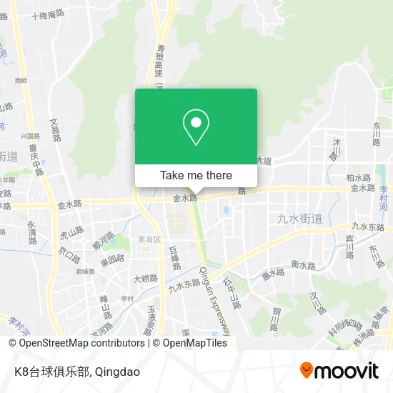 K8台球俱乐部 map