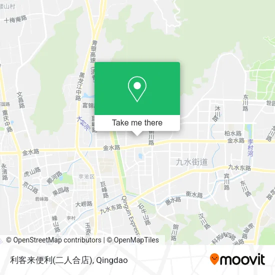 利客来便利(二人合店) map