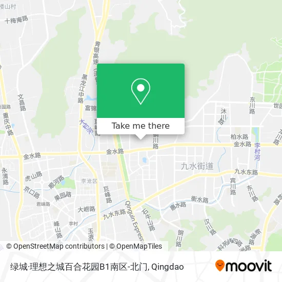 绿城·理想之城百合花园B1南区-北门 map