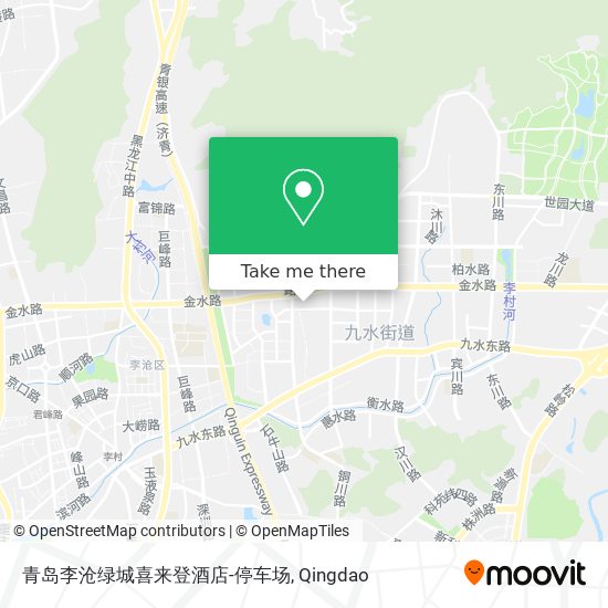 青岛李沧绿城喜来登酒店-停车场 map