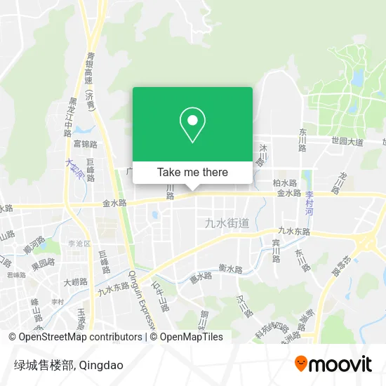 绿城售楼部 map