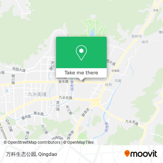 万科生态公园 map