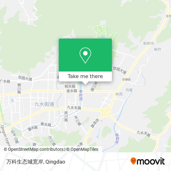 万科生态城宽岸 map