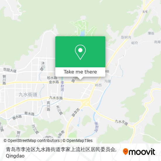 青岛市李沧区九水路街道李家上流社区居民委员会 map