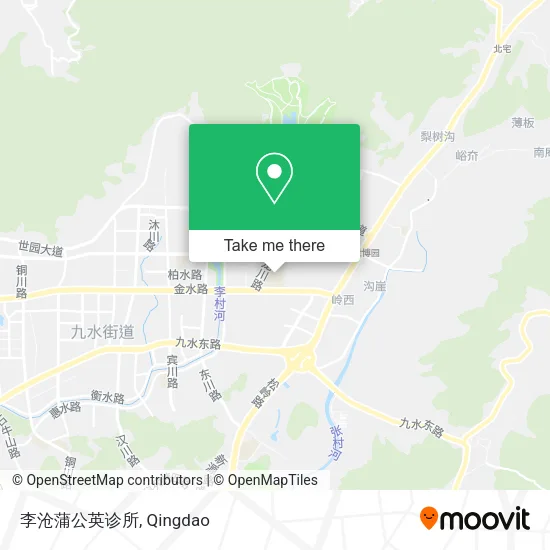 李沧蒲公英诊所 map
