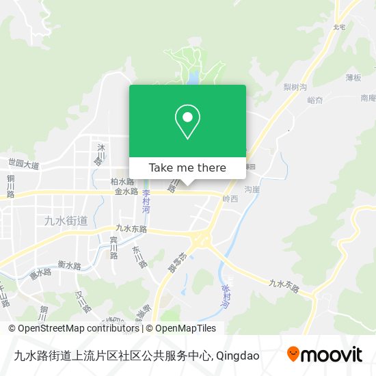 九水路街道上流片区社区公共服务中心 map
